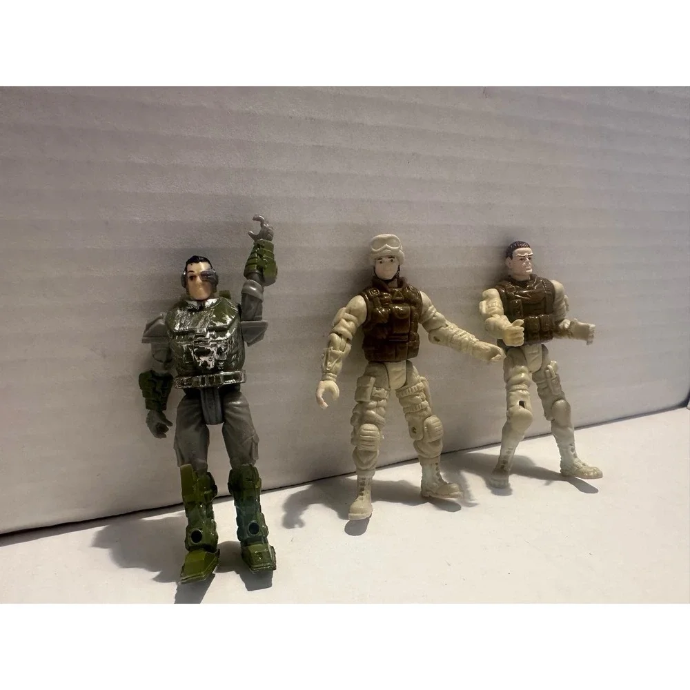 Military & Adventure Action Figure Collection 3-Pack Fully Jointed Multicolor